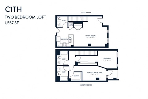 Two Bedroom C1TH 1557 SF - Resa Long Beach